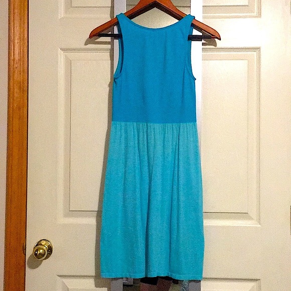 2XHP 💙Gorgeous Blue Ombre Ribbed Tank Top Style Dress by JJ Always. XS/S - Picture 2 of 5